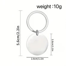 Unique Anniversary Gifts For Your Special Someone: Wedding Keychains For Husband, Wife, Girlfriend, Boyfriend, & Couples! - Silver - View 2