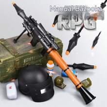 1pc Modelo Lanzacohetes Rpg Mortero Con Lanzagranadas - Multicolor - Ver 2