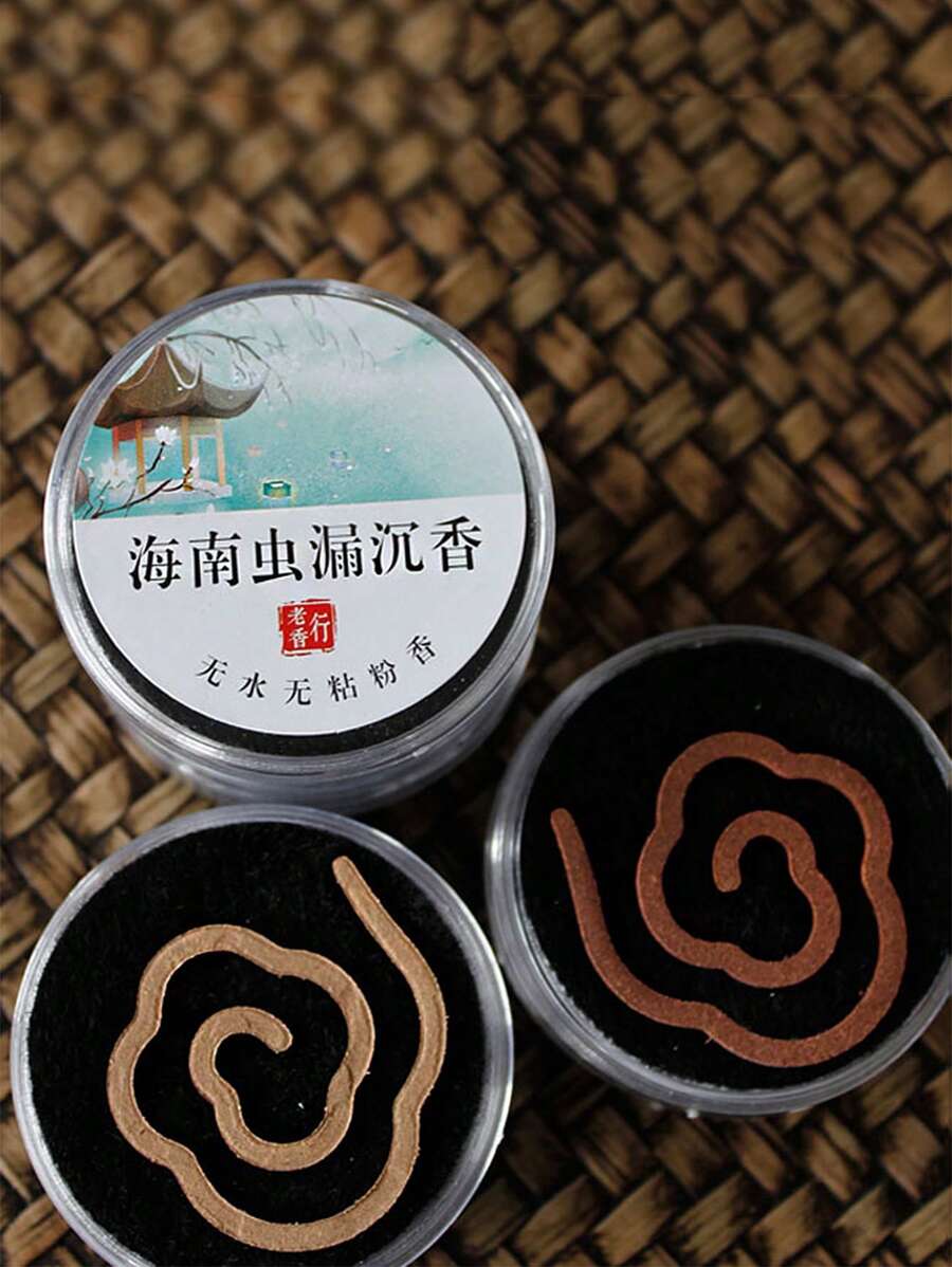 無黏性大吉祥雲葫蘆香盤,天然無黏粉香。適合家庭室內使用海南沉香 - 多色 - 查看 1