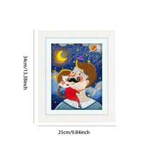 1 件兒童藝術畫框,前開式設計,可替換藝術品,用於展示兒童繪畫和存放 - 白色 - 查看 2