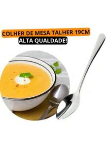 Jogo de Talheres 36 peças Aço Inox 12 Facas 12 Garfos e 12 Colheres de Mesa Casa e Cozinha - Cinza - Visão 7