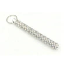 1pc High-Grade Diamond-Set Cool Stick & Broken Window Keychain, Gift For Festivals - Multicolor - View 3