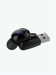 Intelligent Noise Cancellation Single Ear In-Ear Hidden Wireless Earphone For Clear Calling While Driving. 5.3 For All Devices. A Great Gift For The New Year, Valentine'S Day And Business Use.