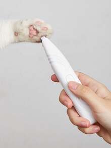 1只不需電池的寵物電推子,適用於貓和狗 - 白色 - 查看 4