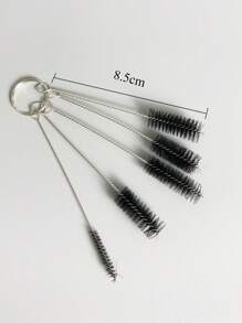 2入組紋身機清潔刷紋身針筒握把,氣筆針尖刷黑色 - 黑色 - 查看 3