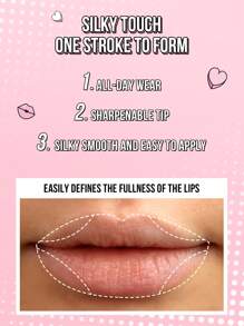 Misslyn 5 Pcs, Smooth Lip Liner, Color Stay Face Makeup With Built-In-Sharpener, Long Wear Rich Lip Colors, Smooth Application, Y2K Makeup Party Beach Travel Holiday Camping Outdoors Present Rose Fashion Girl New Year Cosmetic Cosplay Best Trip Festivals Color Fancy Campus School Charm Vibe Cny Chinese New Year, Lip Pencil, Natural, High Pigmented Natural Lip Makeup Soft Pencils Long Wear Smooth Ultra Fine, Matte Lip Liner, Valentine's Day Gifts - Lip Liner 5-piece Gift Box - View 3