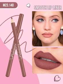 Misslyn 5 Pcs, Smooth Lip Liner, Color Stay Face Makeup With Built-In-Sharpener, Long Wear Rich Lip Colors, Smooth Application, Y2K Makeup Party Beach Travel Holiday Camping Outdoors Present Rose Fashion Girl New Year Cosmetic Cosplay Best Trip Festivals Color Fancy Campus School Charm Vibe Cny Chinese New Year, Lip Pencil, Natural, High Pigmented Natural Lip Makeup Soft Pencils Long Wear Smooth Ultra Fine, Matte Lip Liner, Valentine's Day Gifts - Lip Liner 5-piece Gift Box - View 7