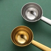 A Multi-Functional Stainless Steel Coffee Spoon Clip, Suitable For Scooping Coffee, Tea, Milk Powder, Spices Etc. And Also For Sealing Bags And Holding Food. It Is Ideal For Coffee Shops, Kitchens, Restaurants And Hotels. - Black - View 4