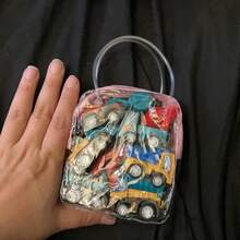 6入組兒童卡通迷你慣車禮物袋,創意兒童玩具,隨機顏色/車型 - 彩色 - 查看 5