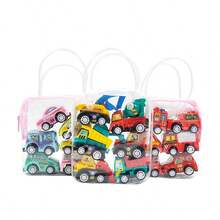 6入組兒童卡通迷你慣車禮物袋,創意兒童玩具,隨機顏色/車型 - 彩色 - 查看 11