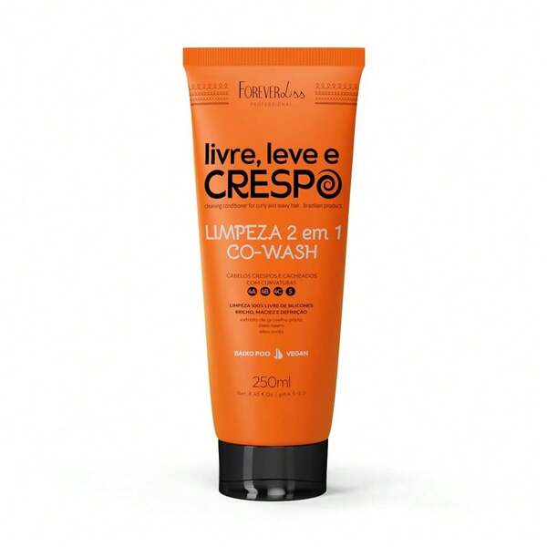 FOREVER LISS Co-Wash 2 em 1 Para Cabelos Crespos Forever Liss 250ml