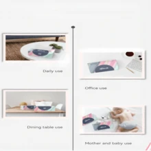 21 Packs Orange Girl Household Tissues, Including Napkins, Facial Tissues, And Toilet Paper - White - View 3