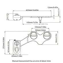 1入組、無電機械自清洗的清潔臀洗器,可掛牆式牛仔配件,雙重噴嘴（女性/後部洗滌）,適用於現有馬桶的衛生清潔臀洗器,水壓可調,冷水噴頭,有不鏽鋼進水口 - 白色 - 查看 3