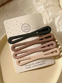 4pcs/Set Bow Knot Design Hair Clip & Hairpin For Daily Or Washing Face, Suitable For Women's Side Hair Clip & Clip - Multicolor - View 2