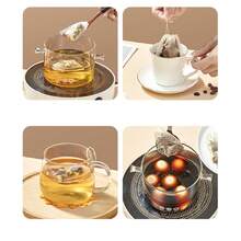 100pcs/Set Disposable Non-Woven Tea Filter Bags, Suitable For Kitchen And Living Room - White - View 7