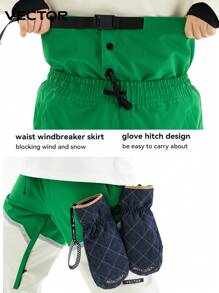 VECTOR MOTION Trượt tuyết Bộ đồ , áo có mũ Nửa Zip Trượt tuyết Áo khoác Và Quần , Không giới tính , Chống gió , Không thấm nước , Băng phản chiếu Thiết kế , , Thoáng khí , Linh hoạt , Ánh sáng , Ấm áp , , Thích hợp Đối với Trượt tuyết Với Giường đơn Và Giường đôi tiêu chuẩn Tấm bảng Thiết bị - màu xanh lá - Xem 8