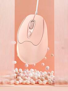 有線usb遊戲滑鼠,靜音,人體工學輕量級設計,兼容筆記本電腦、桌面電腦、平板電腦、智慧手機和大多數設備 - 奶茶粉 - 查看 6