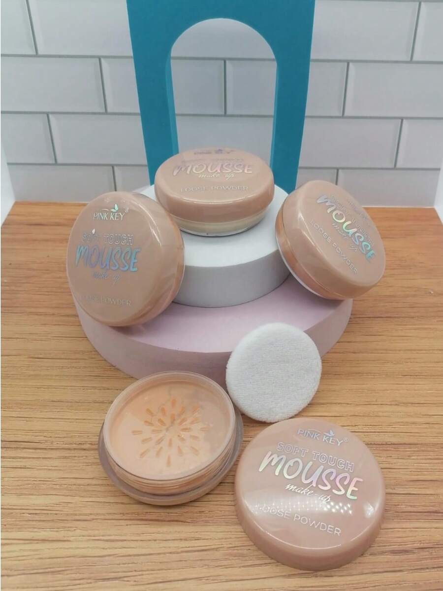 PINK KEY Translucent Makeup Setting Powder - 4 PIECES - View 1
