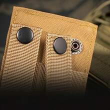 1pc Brown Outdoor 007 Magazine Pouch Bag With Tactical Vest Hanging Bag Utility Pouch - Brown - View 4