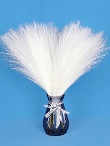 1入組55cm芦苇模擬花干藝術花卉裝飾品,適用於情人節派對 - 彩色 - 查看 2