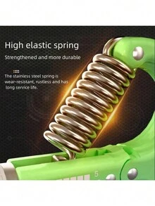 計數軟握力手部鍛鍊器手腕強化器手指握力器適合家庭鍛煉 - 綠色 - 查看 3