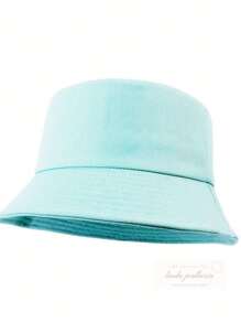 女士桶帽,休閒百搭,日常使用送禮自用兩相宜 - 綠色 - 查看 1