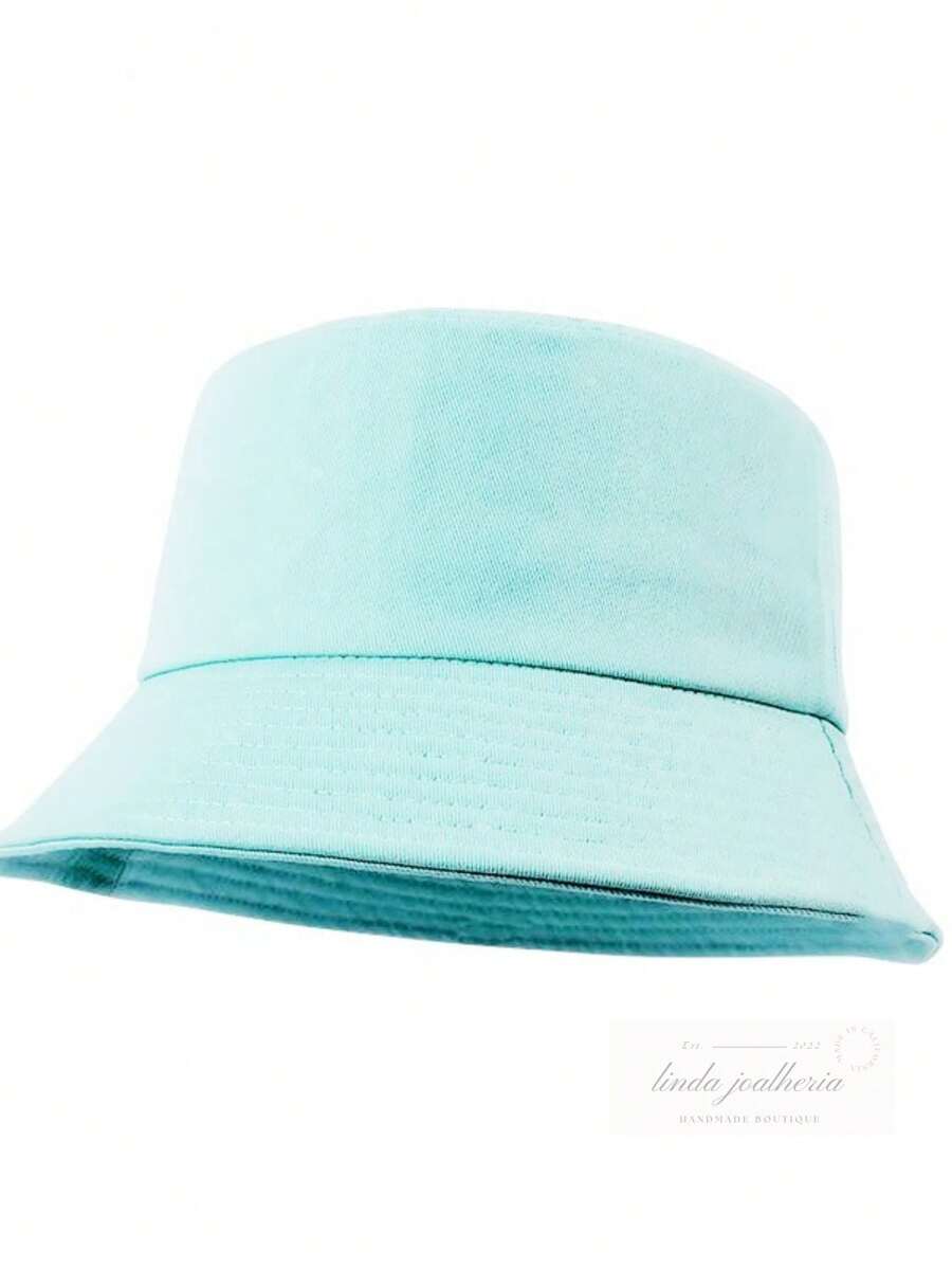 女士桶帽,休閒百搭,日常使用送禮自用兩相宜 - 綠色 - 查看 1