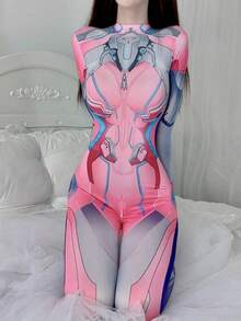 Lenceria Sexy Body Conjuntos Cosplay Adulto Disfraz Traje De Para Ropa Mujer - Rosa - Ver 7