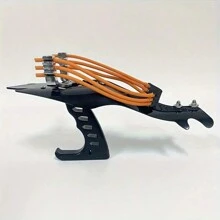 DIDUNSASI 高精準度彈弓玩具,適合戶外玩耍和娛樂,配有手腕支撐、目標和橡皮筋 - 彈弓套裝 - 查看 4