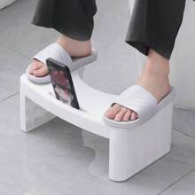 1pc Toilet Stool For Kids - White - View 1