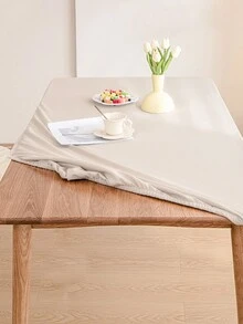 1 Miếng Coverage hoàn toàn Khăn trải bàn Rửa Không thấm nước Chống dầu Chống lại Bàn Vải Học sinh Bàn Che phủ - màu nâu - Xem 6