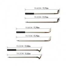 Mini Golf Ball Pen Write Indoors Funny Unique Novelty Desktop Golf Pen Toy Set With Flag 3 Golf Club Pens And 2 Mini Golf Ball, Golf Ball Desk Game For Boss Coworker Dad Men - Multicolor - View 6