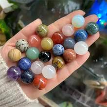 5/10/15入組16mm多式彩色天然石圓珠,diy珠寶製作 - LY16mm圓珠 - 查看 5