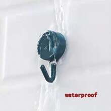 10入組自粘式牆掛勾,無需穿孔,適用於掛衣服、包包、毛巾及其他家居儲物配件;廚房和浴室粘性勾,顏色隨機 - 多色 - 查看 5