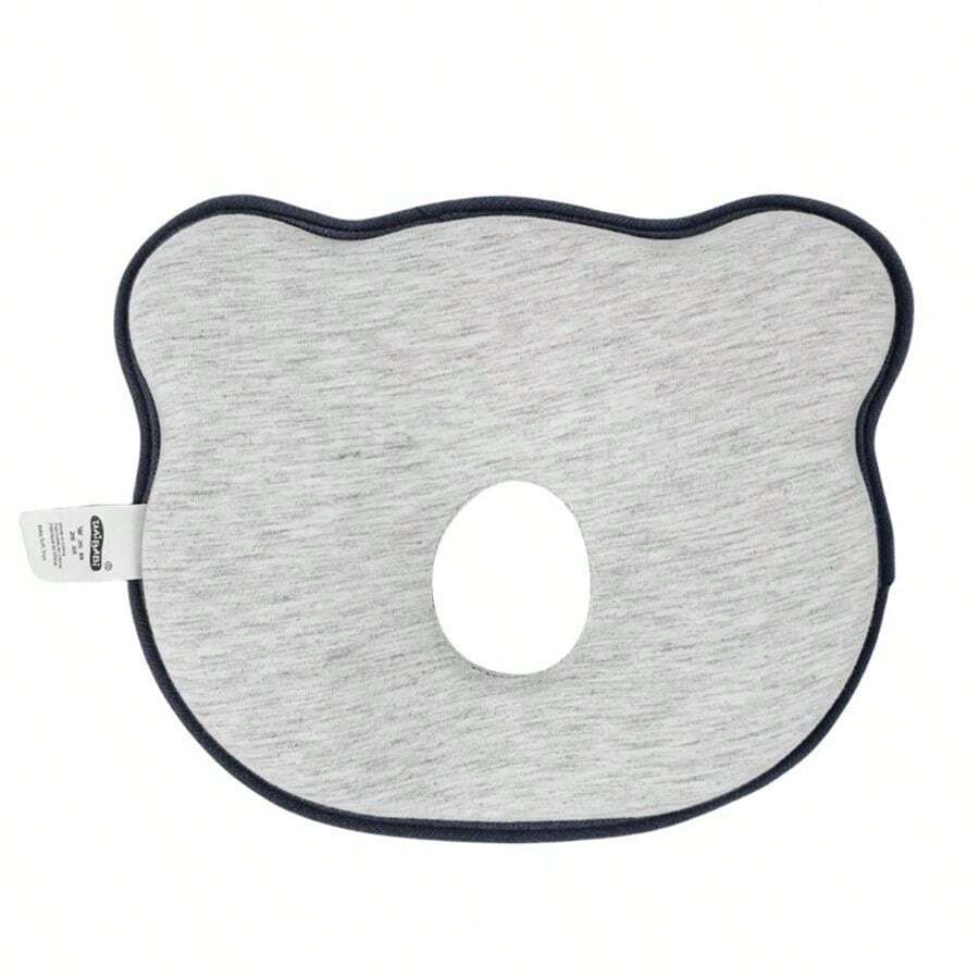 1 件裝嬰兒枕頭平頭預防塑形枕柔軟嬰兒頭部塑形枕 - 灰色 - 查看 1