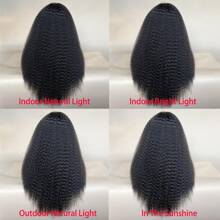 進口合成纖維短款自然波浪假髮,中分合成髮假髮,20英寸自然柔軟頭髮低溫纖維假髮,適用於女性日常派對使用