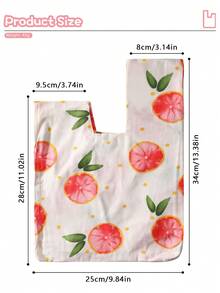Fruit Print Multi-Functional Storage Bag - Multicolor - View 4