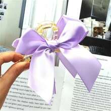 3件装新款发夹春夏时尚头饰蝴蝶结发饰大后脑勺发爪网红马尾爪夹女 - 彩色 - 查看 8