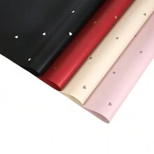 20 Sheets/Pack Cynthia's Passionate Love Series Heart Floral Wrapping Paper Gift Packaging Paper - Creamy Yellow - View 10