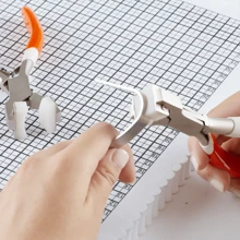 The Hobbyworker Double Nylon Jaw Ring Bending Plier, 2 Sizes Available,  Plier, PVC Comfort Grip Handle, With Spring, For Protecting Wire When Bending - Small Size - View 3