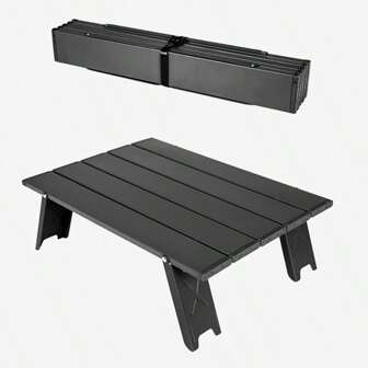 戶外超輕鋁合金摺疊桌,便攜式露營休閒小桌,適用於自駕釣魚沙灘帳篷茶几運動戶外露營徒步野餐和露營廚房等其他野餐和露營廚房工具