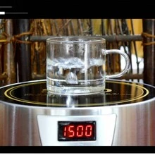 6pcs, High Borosilicate Thickened Glass Tea Cup Set Suitable For Home Tea Drinking, Outdoor, Tea House, Can Be Heated On An Electric Ceramic Stove Or Over An Open Flame, Transparent Mug, Teacup, With Handle Cup, Kung Fu Tea Set, Also Can Serve As Business Gift - Transparent - View 9