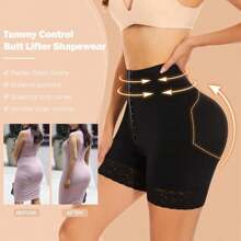 Panty Short Faja Mujer Colombiana Postparto Moldeador - Negro - Ver 3