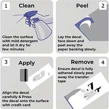 1入組白色「我愛」心形貼紙,汽車貼紙 - 白色 - 查看 9