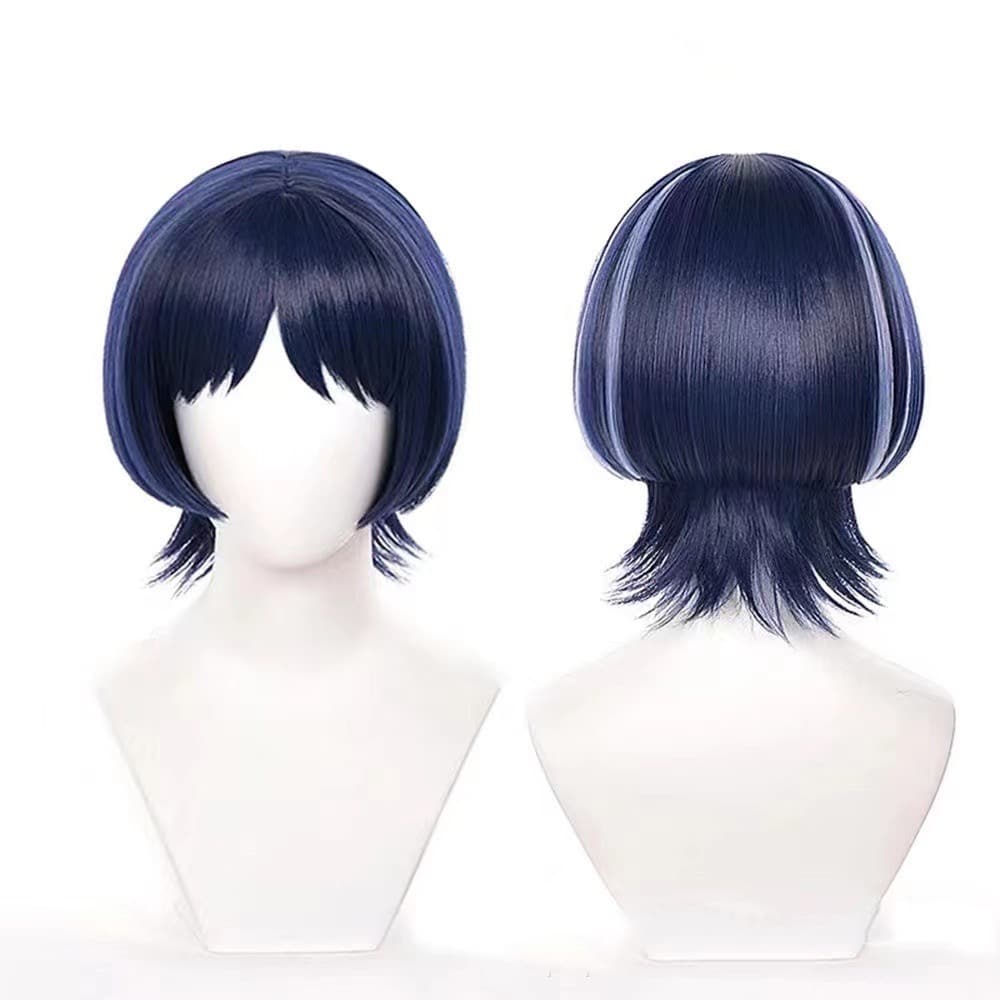 1pc Unisex Cosplay Anime Wig, Made With Realistic Scalp And Buckle Net