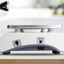 Báscula electrónica comercial, báscula de escritorio para frutas, de verduras, báscula de plataforma recargable