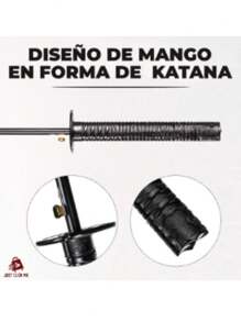 Paraguas Grande Estilo Katana Samurai - Negro - Ver 8