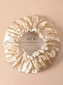 1件純色浴帽 - 杏色 - 查看 2