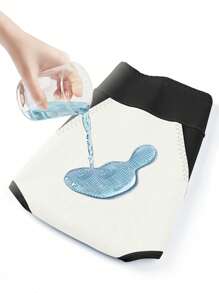 Period Panties For Women, Low Absorbency, Leak-Proof, Trilateral, Thin Fabric For Summer, Ice Silk Material - Black - View 4