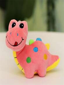 4pcs/Set Plush Toy Decoration, Backpack Pendant, Clothing Accessory, Keychain, Animal Dolls Collection, Including Dinosaur And Easter Rabbit Carrying Carrot, Perfect As Gift For Girlfriend On Festival, Or As Birthday Gift For Boyfriend - Standing Dinosaur - View 4